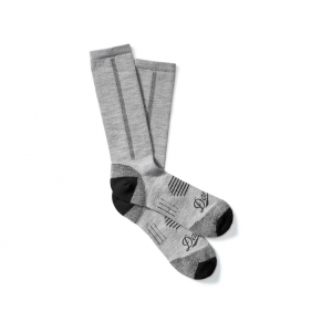 DANNER Men's Lightweight Crew Hiking Socks Merino Wool/Nylon Gray XL (12.5-15.5)