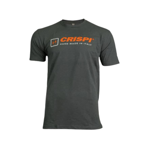 Crispi Boots Men's Shop Short Sleeve Crew Neck T Shirt Dark Gray 2XL
