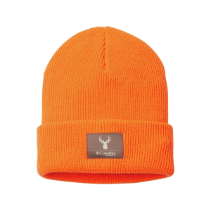 COLUMBIA Men's PHG Cuffed Beanie Blaze/Buck One Size Fits Most