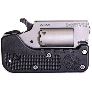 Standard Manufacturing Switch-Gun 22 Winchester Magnum Rimfire (WMR) Revolver 0.88" Stainless Barrel 5 Round Black Grip - Standard Manufacturing