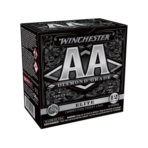 Winchester AA Diamond Grade 1250 12 Gauge Ammo 2-3/4 #7-1/2 Copper Plated Lead Shot 1 Oz Box Of 25 chester AA Diamond Grade 1250 12 Gauge 2-3/4 #7-1/2 Copper Plated Lead Shot 1 Oz Box Of 25 Ammo