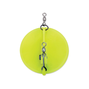 LUHR-JENSEN 1 Dipsy Diver Chartreuse/White Bottom