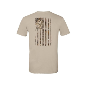 Browning Men's Flag Short Sleeve Crew Neck T Shirt Realtree EDGE Large - Browning