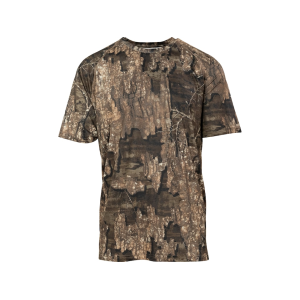 MIDWAYUSA Men's Ambush Short Sleeve Crew Neck T Shirt Realtree Timber Medium