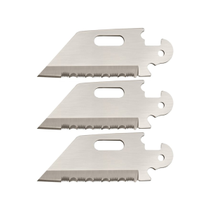 Cold Steel Click N Cut Fixed Blade 2.5" Serrated Utility 420J2 Replacement Blades 3PK