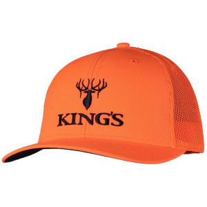 Kings Camo Mens Logo Blaze Hat Blaze Orange - Kings Camo