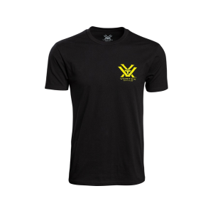 VORTEX OPTICS Men's Thin Air Logo Short Sleeve Crew Neck T Shirt Charcoal Heather Large