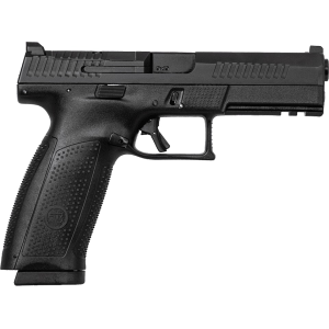 CZ P-10 F Optics Ready 9mm Luger Pistol 4.5" Barrel 19+1 Round Black Nitride Slide Black Grip Black Frame