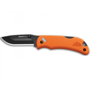 Outdoor Edge Razor Mini Pocket Knife 2.2" Drop Point Stainless Steel Black Blade Glass Reinforced Nylon (GRN) Handle Orange - Outdoor Edge