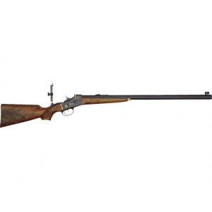 Pedersoli John Bodine Single Shot Rifle 45-70 Government 30" Blued Barrel Blued Frame Walnut Field Stock - Pedersoli