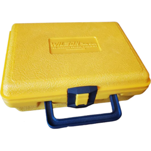 L.E. WILSON Case Trimmer Kit Storage Box Plastic Yellow
