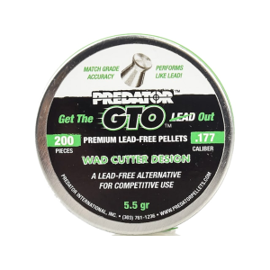 Predator GTO Air Gun Pellets 177 Caliber 5.5 Grain Wadcutter Tin of 200