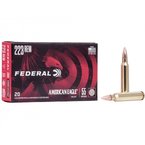 FEDERAL American Eagle 223 Remington Ammo 55 Grain Full Metal Jacket Box Of 20