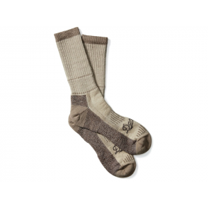 DANNER Men's Midweight Crew Hunting Socks Merino Wool/Nylon Brown Heather Medium (5.5-8.5)
