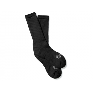 DANNER Men's Midweight Crew Uniform Socks Merino Wool/Nylon Black XL (12.5-15.5)