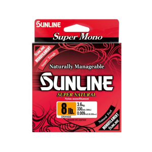 SUNLINE Super Natural Monofilament Fishing Line 16lb 660yd Orange