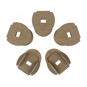 Vickers Tactical Magazine Floor Plate Sig P320 9mm Luger, 40 S&W, 357 Sig Polymer Tan 5PK - Vickers Tactical