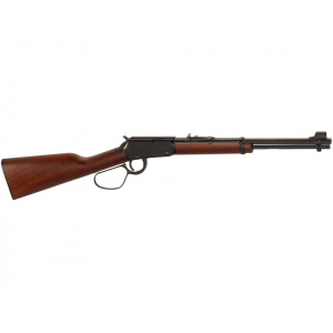 HENRY Classic Carbine Lever Action Rifle 22 Long Rifle 16.125" Blued Barrel Blued Frame Walnut Straight Grip Stock