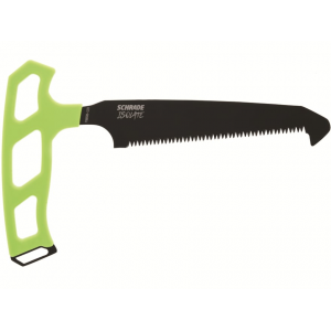 Schrade Isolate Large Bone Saw 5" SK5 Steel Blade Rubber Overmold Handle Green