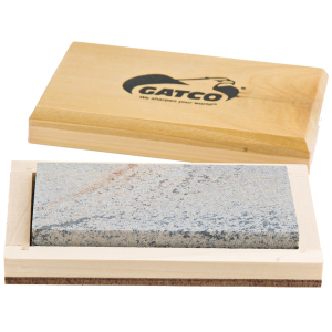 Bear & Son 4" Square Natural Soft Arkansas Stone Sharpener - Bear & Son