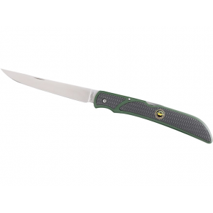 Outdoor Edge Fish & Bone Pocket Knife 5" Fillet 440A Stainless Blade Zytel Handle Black/Green - Outdoor Edge