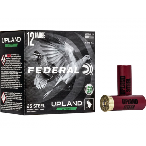 eral Upland Steel 12 Gauge 2-3/4 #6 Steel Shot 1-1/8 Oz Box Of 25 Ammo