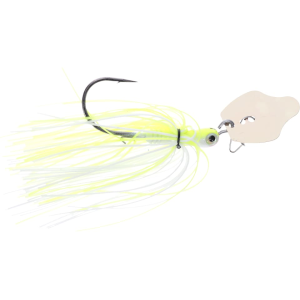 Strike King Tungsten Thunder Cricket Bladed Jig Chartreuse White 3/8 oz