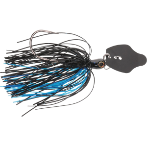 Strike King Tungsten Thunder Cricket Bladed Jig Black/Blue 3/8 oz