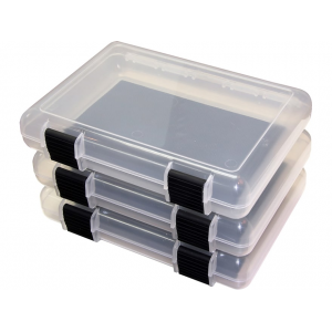 MTM In-Safe Pistol Storage Case 3pk 12" Polymer Clear - Mtm