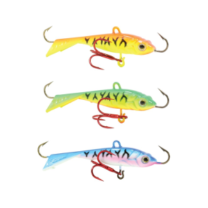Clam Tikka Mino Kit Assorted Glow Tiger 1/8oz - Clam
