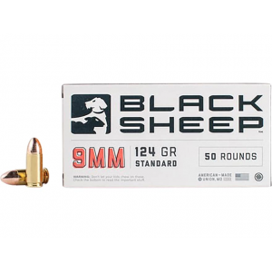 ck Sheep 9mm Luger 124 Grain Full Metal Jacket Box Of 50 Ammo