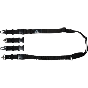 AR-STONER Modular 2-in-1 Single Bungee Rifle Sling with QD Swivel Nylon Black