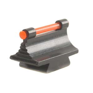 Marble's Front Sight .410" Height .340" Width Steel Blue 3/32" Fiber Optic Orange - Marble Arms