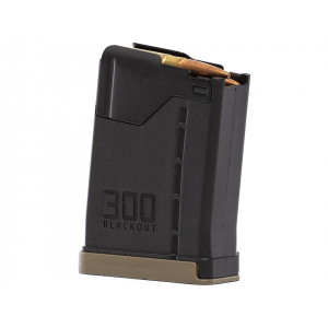 Lancer Systems L5 AWM Advanced Warfighter Magazine AR-15 300 AAC Blackout 10-Round Polymer Opaque Black - Lancer Systems