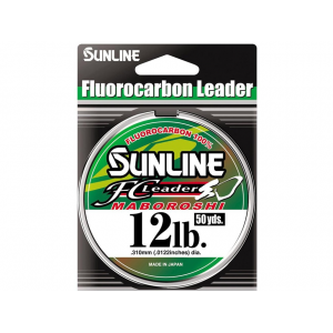 SUNLINE FC Maboroshi Fluorocarbon Fishing Leader 20lb 50yd Multi-Color