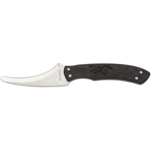 Browning Primal Gut Tool Fixed Blade Knife 3.25" Gutting 8Cr13MoV Polished Blade Polymer Handle Black - Browning