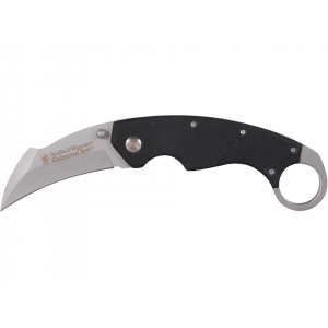 Smith & Wesson ExtremeOps Pocket Knife 3.1" Karambit 400 Series Stainless Steel Blade G-10 Handle Black - Smith & Wesson