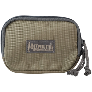 Maxpedition Hook-&-Loop Fastener Zipper Pocket Insert Khaki and Foliage Green - Maxpedition Hard-Use Gear