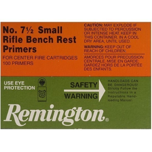 Remington Small Rifle Bench Rest Primers #7-1/2 Case of 5000 (5 Boxes of 1000) - Remington