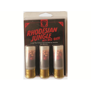 Reaper Defense Group Rhodesian Jungle Red 12 Gauge Ammo 2-3/4" #00 Buckshot and BB 3PK - Reaper Defense Group