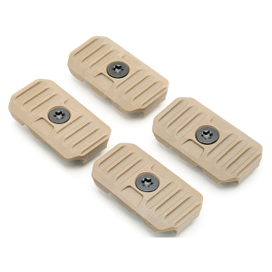 Strike Industries Cable Management M-LOK Rail Cover Short Polymer Flat Dark Earth 4PK