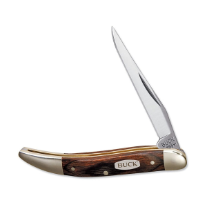 Buck Knives 385 Toothpick Pocket Knife 2.25" Clip Point 420J2 Polished Blade Wood Handle Brown - Buck Knives