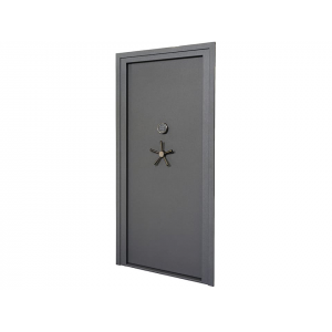 SnapSafe Premium Vault Door In-Swing 36"x80" with Electronic Lock Dark Gray - Snapsafe