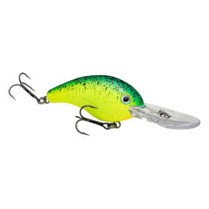 Strike King Pro-Model 10XD Crankbait Chartreuse Blue Black Splatterback