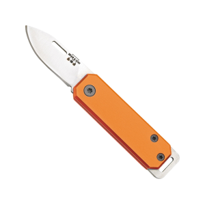 Bear & Son 109 Pocket Knife 1.5" Drop Point 440HC Satin Blade Aluminum Handle Orange - Bear & Son