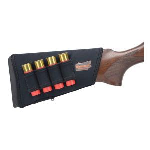 Beartooth Products StockGuard 2.0 Shotgun Stock Cover with Shell Holder Black Neoprene - Beartooth Products