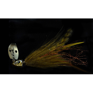 PICASSO Aaron Martens Special FX Shock Blade Bladed Jig Green Pumpkin Tiger 1/2 oz