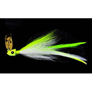 PICASSO Aaron Martens Special FX Shock Blade Bladed Jig Chartreuse/White 3/8 oz