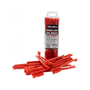 KleenBore Double End Red Nylon Utility Brush 20PK - Kleenbore