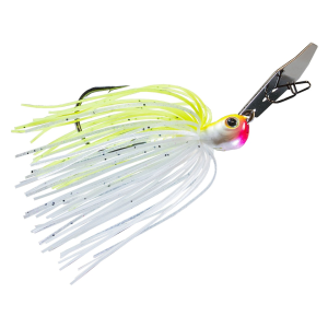 Z-Man Chatterbait Jackhammer Bladed Jig Chartreuse/White 1/2 oz - Z-Man